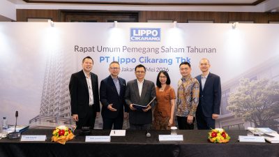 Bekasi - Rapat Umum Pemegang Saham Tahunan (RUPST) yang digelar di Hotel Aryaduta Menteng, Jumat, 8 Mei 2026, emiten anak usaha Lippo Karawaci ini resmi memperkenalkan nakhoda baru untuk mengawal target bisnis tahun ini. Foto: Ist/Gobekasi.id.