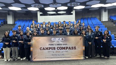 Bekasi - President University Student Council (PUSC) sukses menggelar agenda tahunan bergengsi, Campus Compass, dengan menggandeng Dewan Keluarga Besar Mahasiswa Universitas Multimedia Nusantara (DKBM UMN), Sabtu (9/5/2026). Foto: Ist/Gobekasi.id.