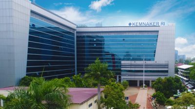 Bekasi - Kantor Kementerian Ketenagakerjaan (Kemnaker). Foto: Ist/Gobekasi.id.