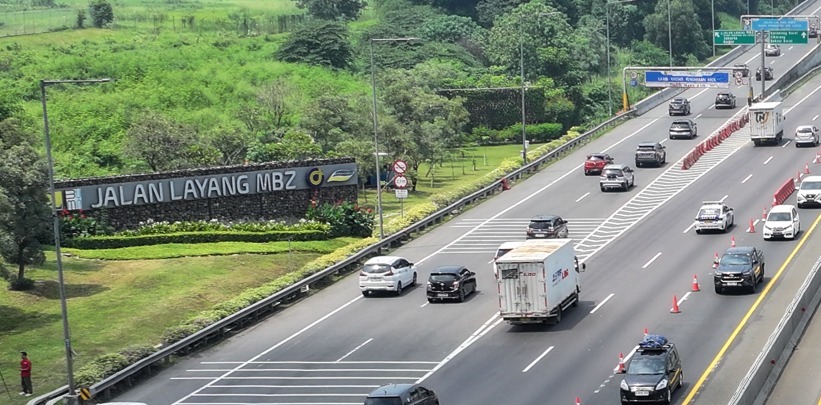 Bekasi - Jalan Tol Layang MBZ. Foto: Ist/Gobekasi.id.