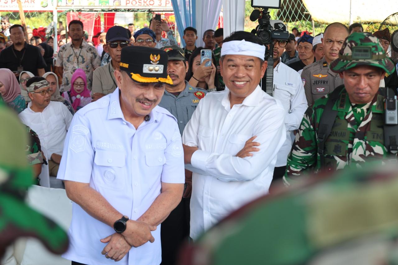 Bekasi - Kegiatan penutupan yang berpusat di Lapangan Bumi Eraska, Kelurahan Jatirangga, Kota Bekasi ini menandai rampungnya rangkaian program bakti sektoral di wilayah teritorial Kodim 0507/Bekasi, Kamis (21/5/2026). Foto: Ist/Gobekasi.id.