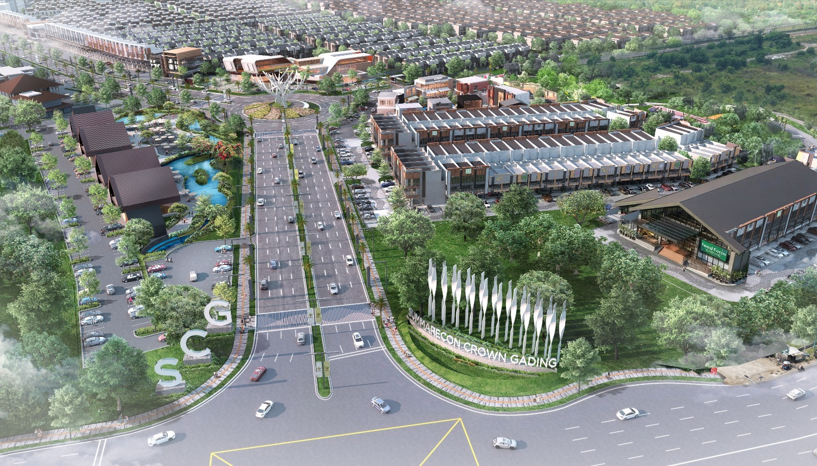 Bekasi - Kawasan Summarecon Crown Gading.