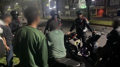 Bekasi - Tim Patroli Motor (Patmor) Kompi 2 Batalyon D Pelopor Satbrimob Polda Metro Jaya menggagalkan rencana aksi balap liar di kawasan Jalan Siliwangi, Kota Bekasi.