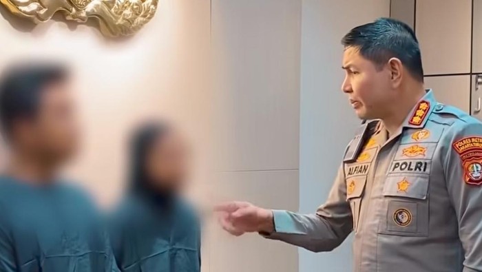 Bekasi - Polisi menagkap pemilik WO Marwah Catering yang tipu puluhan pengantin. Foto: Ist