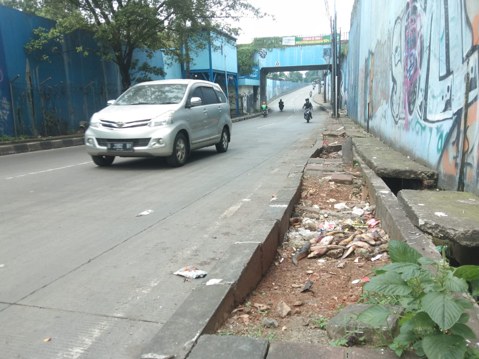 Bekasi - Underpass Jalan H. Nonon Sonthanie, Bekasi Timur, Kota Bekasi. Foto: Ist
