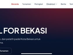 PBPI Kota Bekasi Luncurkan Turnamen Management System, Wadahi Atlet hingga Penghobi Padel