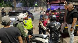 Bekasi - Patroli preventif dan razia stasioner Polsek Bekasi Selatan pada Selasa (2/6/2026) dini hari. Foto: Ist/Gobekasi.id.