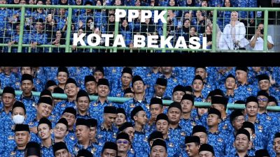 Bekasi - Pegawai Pemerintah dengan Perjanjian Kerja (PPPK) Kota Bekasi di Stadion Patriot Candrabhaga. Foto: Ist/Gobekasi.id.