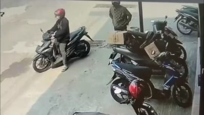 Bekasi - Maling motor gasak Honda Vario alan Zamrud Selatan, RT 003/RW 017, Kelurahan Padurenan, Kecamatan Mustikajaya, Kota Bekasi, Rabu (17/6/2026). Foto: Ist/Gobekasi.id.