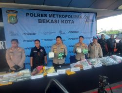 Sabu, Ganja hingga Sinte Disita, 102 Kasus Narkoba Terbongkar di Bekasi 