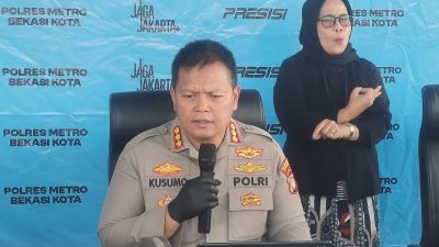 Bekasi - Kapolres Metro Bekasi Kota, Kombes Pol Kusumo Wahyu Bintoro. Foto: Septian/Gobekasi.id.