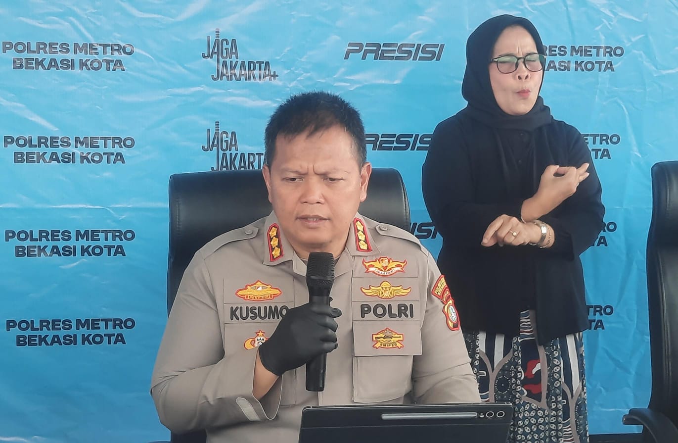 Bekasi - Kapolres Metro Bekasi Kota, Kombes Pol Kusumo Wahyu Bintoro. Foto: Septian/Gobekasi.id.