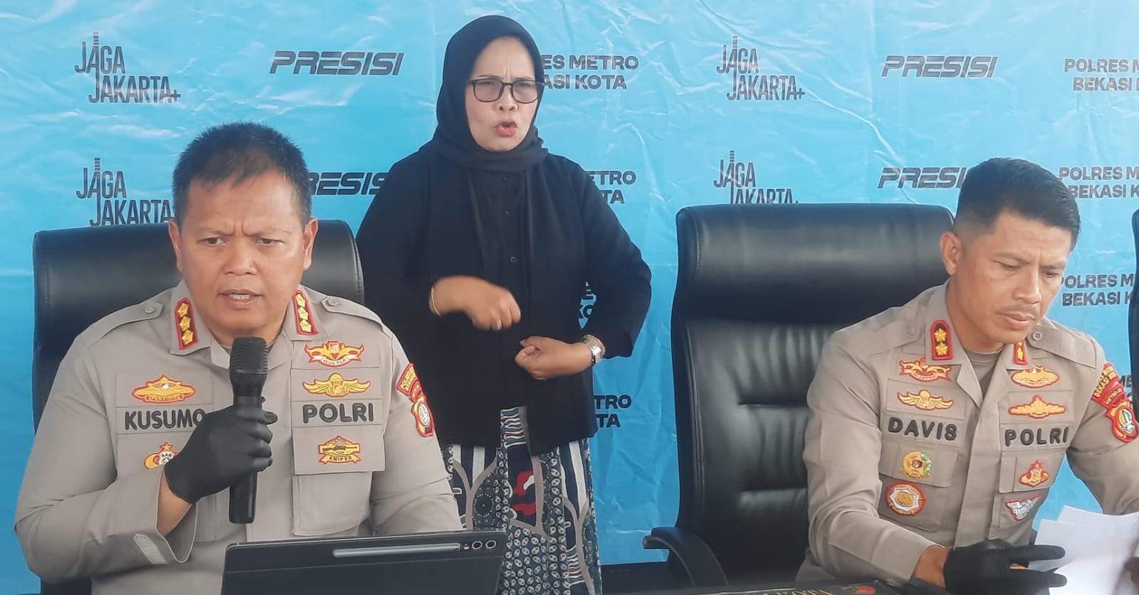 Bekasi - Kapolres Metro Bekasi Kota, Kombes Pol Kusumo Wahyu Bintoro. Foto: Septian/Gobekasi.id.