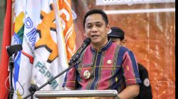 Bekasi -Penjabat (Pj) Bupati Bekasi, Asep Surya Atmaja, saat membuka Musyawarah Cabang Luar Biasa (Muscablub) Pimpinan Cabang Serikat Pekerja Elektronik Elektrik Federasi Serikat Pekerja Metal Indonesia (PC SPEE FSPMI) Kabupaten/Kota Bekasi di Hotel Grande Valore Jababeka, Cikarang, Sabtu (6/6/2026). Foto: Ist/Gobekasi.id.