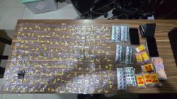 Bekasi - Obat daftar G yang berhasil disita polisi dari kedua pelaku di Cibarusah. Foto: Ist/Gobekasi.id.