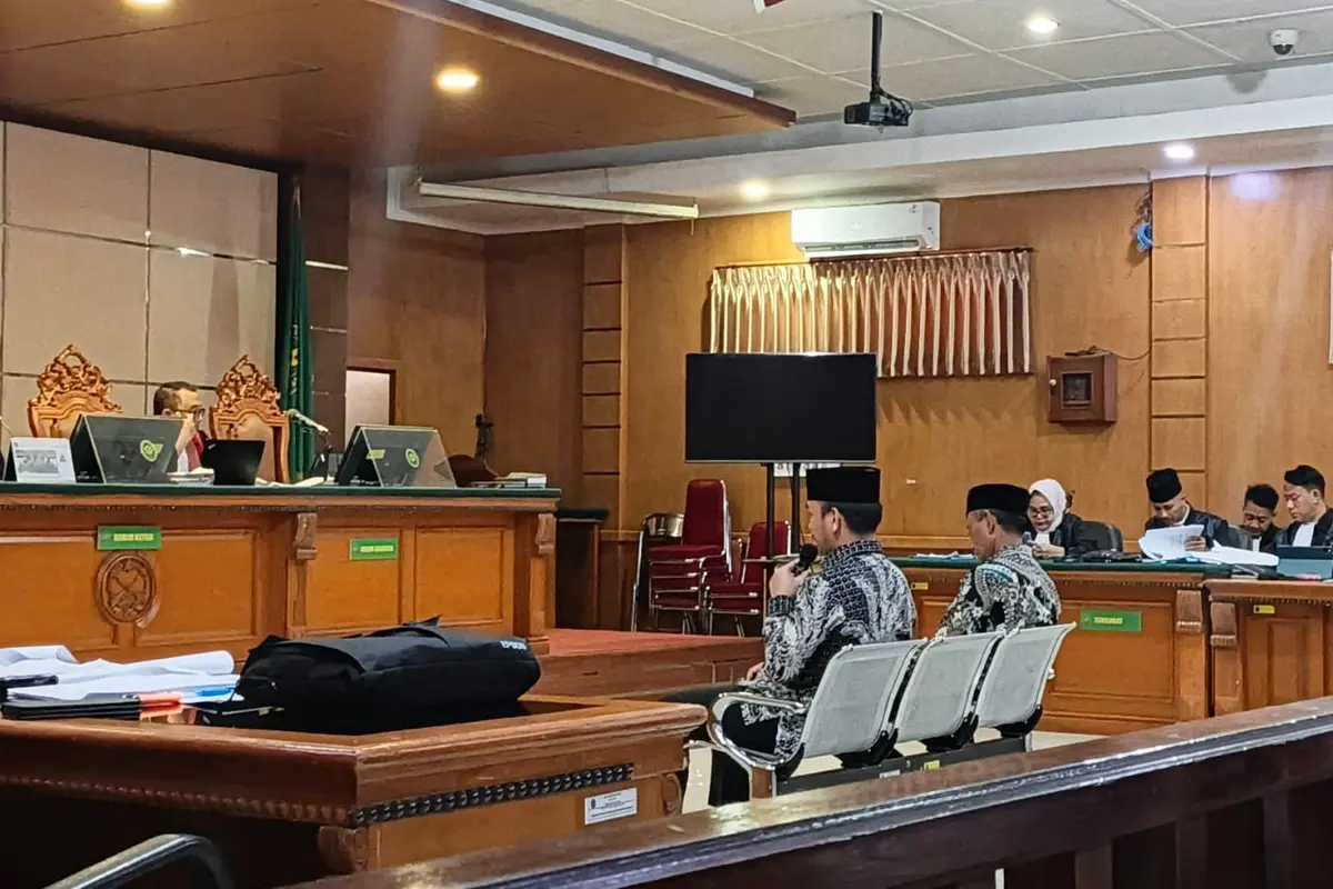 Bekasi - Sidang suap Bupati Bekasi Nonaktif Ade Kuswara Kunang di Pengadilan Tindak Pidana Korupsi (Tipikor) pada Pengadilan Negeri Bandung, Senin (20/7/2026). Foto: Ist