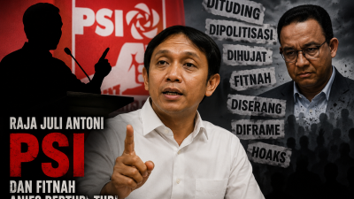 Raja Juli Antoni, PSI, dan Fitnah Anies Bertubi-Tubi