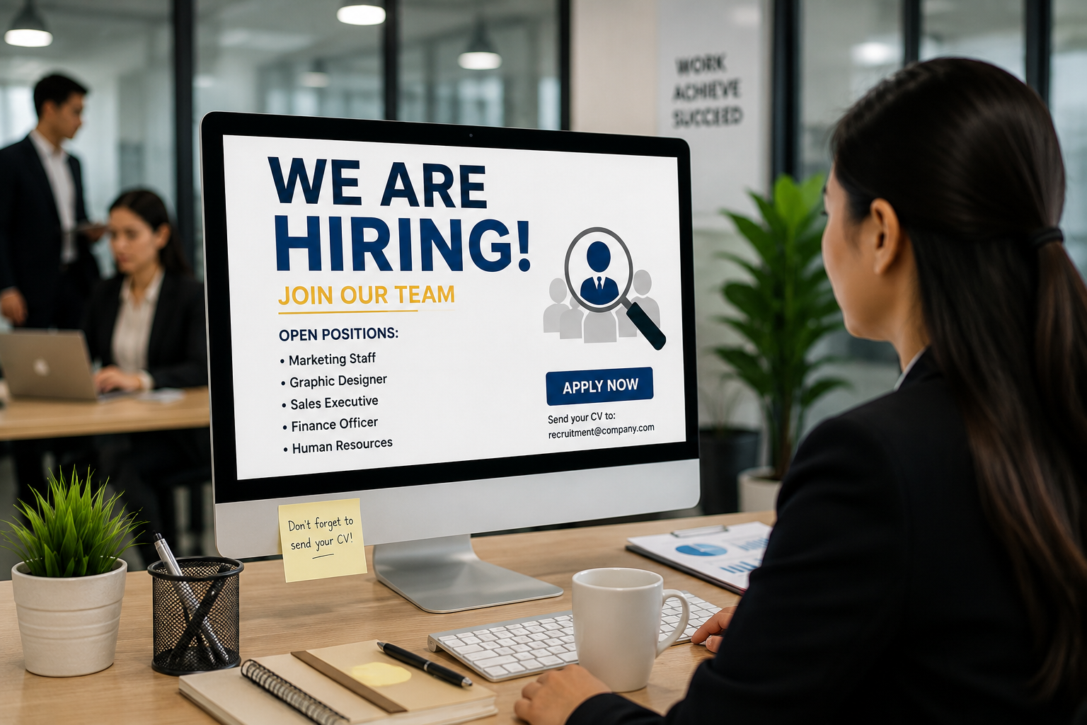 Bekasi - Ilustrasi Lowongan Pekerjaan. Foto: AI for Gobekasi.id.