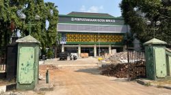Bekasi - Pembangunan Gedung Perpustakaan Kota Bekasi di, Kranji, Bekasi Barat. Foto: Ist