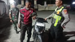 Bekasi - Polisi mengamankan satu unit kendaraan yang menjadi sasaran dalam penangkapan komplotan curanmor. Foto: Ist/Gobekasi.id.