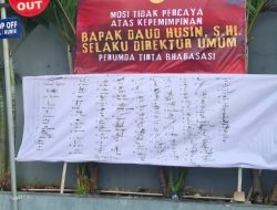 Skandal Hapus Paraf Pakai Tip-Ex hingga Isu Pemotongan Hak Pegawai, Dirum Tirta Bhagasasi Di-Mosi Tidak Percaya Pegawai