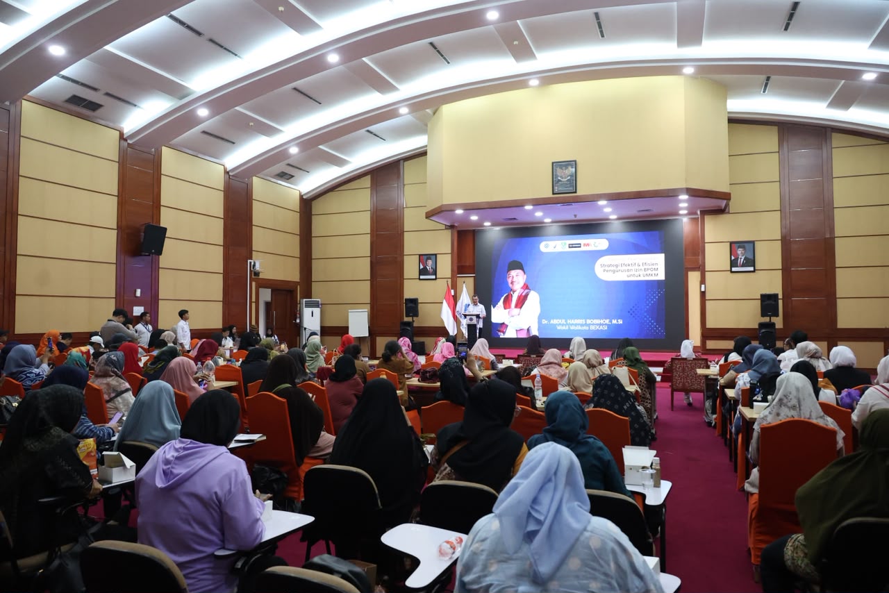 Bekasi - Wakil Wali Kota Bekasi, Abdul Harris Bobihoe saat menghadiri forum pelatihan kewirausahaan UMKM, Rabu (22/7/2026). Foto: Ist/Gobekasi.id.