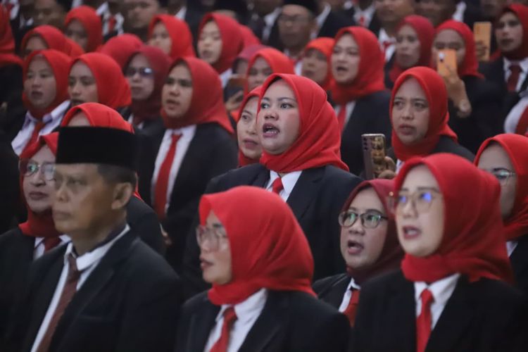 Bekasi - Badan Permusyawaratan Desa (BPD) dilantik Plt Bupati Bekasi, Asep Surya Atmaja, Rabu (22/7/2026). Foto: Ist/Gobekasi.id.