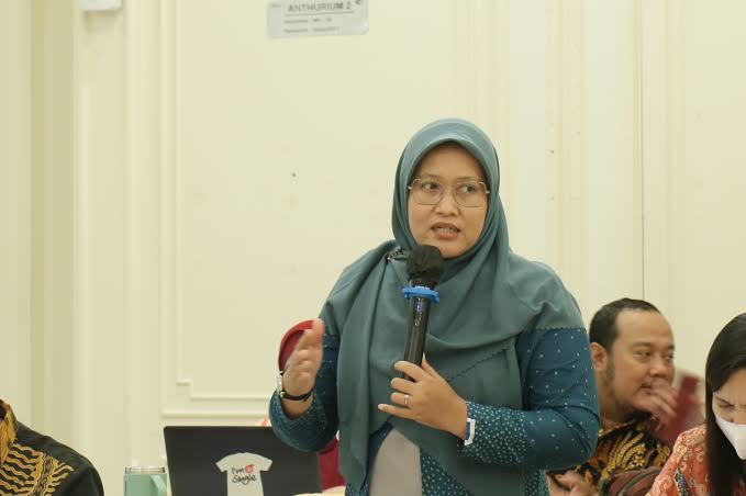 Bekasi - Komisioner KPAI Pengampu Kluster Kekerasan Fisik dan Psikis, Diyah Puspitarini. Foto: Ist