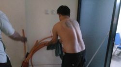 Bekasi - Pencuri kabel senilai ratusan juta yang diamankan petugas. Foto: Ist