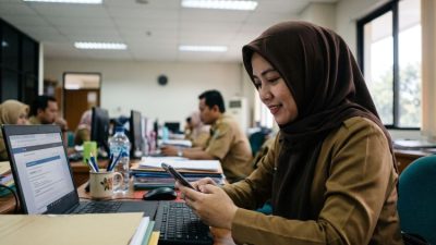 Bekasi - Aparatur Sipil Negara (ASN) di lingkungan Pemerintah Kabupaten Bekasi diminta tidak menggunakan media sosial untuk kepentingan pribadi selama jam kerja. Foto: Ist