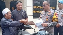 Hilang Lima Bulan, Motor Ustaz Ujang Ditemukan Polsek Serang Baru Saat Razia