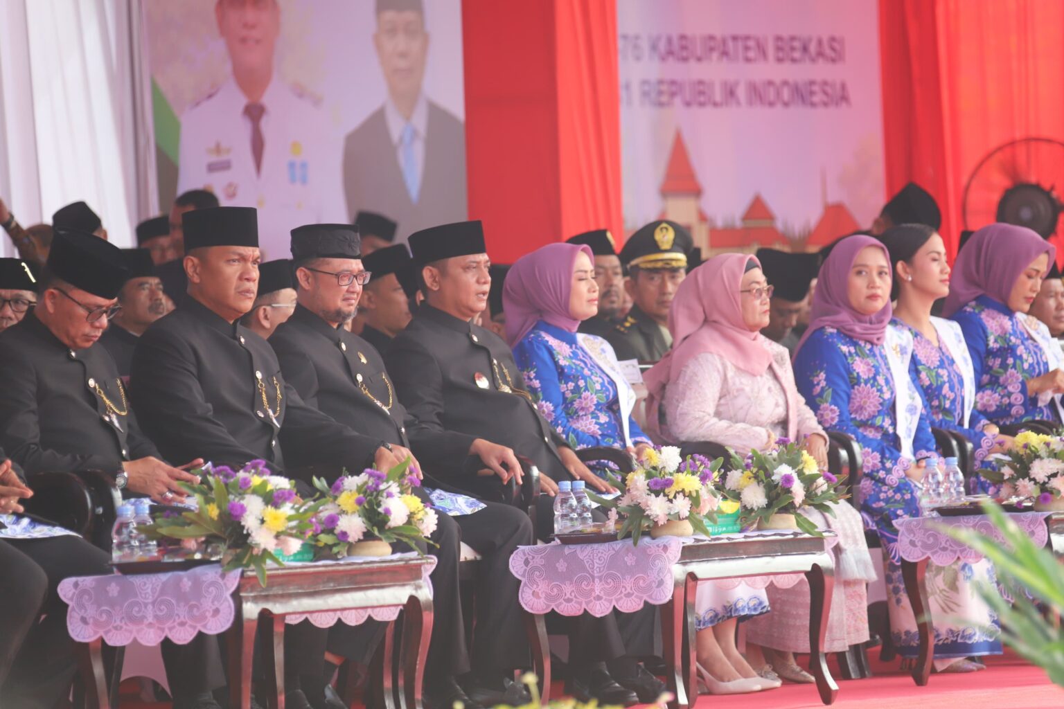 Bekasi - Plt. Bupati Bekasi, Asep Surya Atmaja, meresmikan langsung 15 infrastruktur daerah pada Sabtu (15/8/2026). Foto: Ist