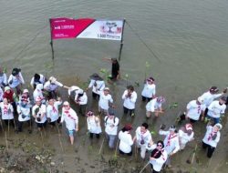 Cegah Abrasi Pesisir Utara, Pemkab Bekasi Tanam 1.500 Mangrove di Babelan