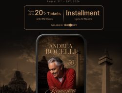 BNI Hadirkan Akses Eksklusif Menikmati Andrea Bocelli “Romanza” di Indonesia