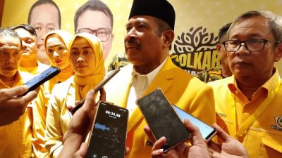 Bekasi - Akhmad Marjuki terpilih secara aklamasi memimpin DPD Partai Golkar Kabupaten Bekasi periode kedua pada Musda XI di Cikarang Selatan, Senin (24/8/2026). Foto: Ist