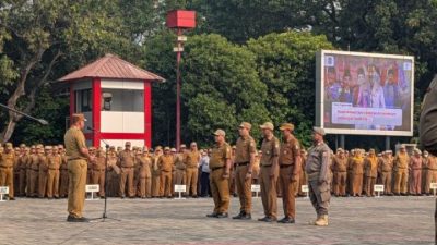 Bekasi - Wali Kota Bekasi Tri Adhianto membebastugaskan 5 pejabat termasuk Camat dan Lurah buntut menjamurnya PKL liar dan dugaan pungli di Plaza Patriot Chandrabhaga, Senin (24/8/2026). Foto: Ist/Gobekasi.id.