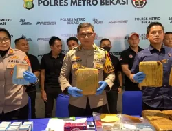 Bongkar Jaringan Narkotika Antardaerah, Polres Metro Bekasi Bekuk 12 Tersangka
