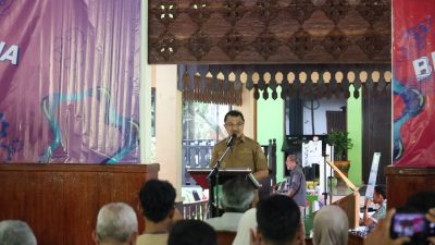 Bekasi - Wakil Wali Kota Bekasi, Abdul Harris Bobihoe, secara resmi membuka Gelar Teknologi Tepat Guna (TTG) sekaligus Pembukaan Penjurian Bekasi PRIDE (Bekasi Planning, Research and Innovation Development) Award Tahun 2026. Foto: Ist/Gobekasi.id.