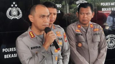 Bekasi - Kapolres Metro Bekasi Kota Kombes Pol Putu Kholis Ariyana. Foto: Septian/Gobekasi.id.