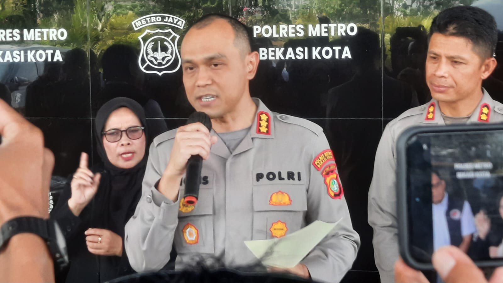 Bekasi - Kapolres Metro Bekasi Kota Kombes Pol Putu Kholis Ariyana. Foto: Septian/Gobekasi.id.