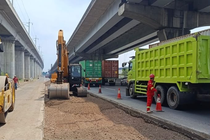 Bekasi - Perbaikan rekontruksi jalan Tol Jakarta - Cikampek Agustus 2026. Foto: Ist/Gobekasi.id.
