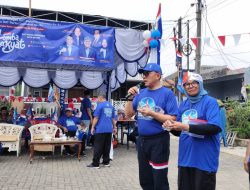 Sambut Seperempat Abad Partai dan HUT Ke-81 RI, DPC Partai Demokrat Kota Bekasi Gelar Lomba Rakyat dan Gerakkan UMKM di Rawalumbu