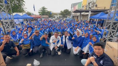 Bekasi - Rangkaian HUT ke-28 PAN yang dilaksanakan DPD PAN Kota Bekasi, Minggu (23/8/2026). Foto: Gobekasi.id.