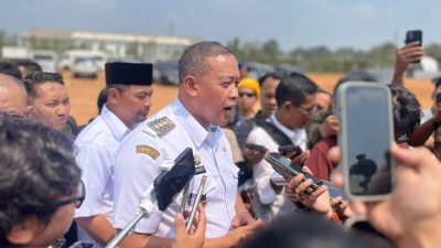 Bekasi - Wali Kota Bekasi Tri Adhianto dalam kesempatan persemian PSEL di Ciketing Udik, Bantargebang, Kota Bekasi, Rabu (26/8/2026). Foto: Ist/Gobekasi.id.