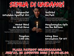 Satu Tahun Kerusuhan Agustus 2025: Warga Diajak Merawat Ingatan di Plaza Patriot