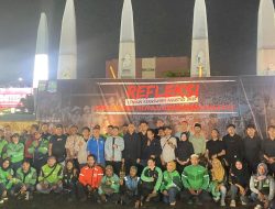 Refleksi Satu Tahun Kerusuhan Agustus 2025: Mahasiswa dan Ojol Bekasi Nyalakan 1.000 Lilin Demokrasi