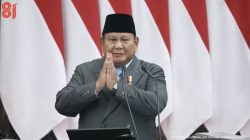 Jakarta - Presiden Prabowo saat memberikan pidato kenegaraan dalam rangka peringatan HUT ke-81 RI di Gedung MPR, Jakarta. Foto: (Tangkapan layar youtube Setpres RI)