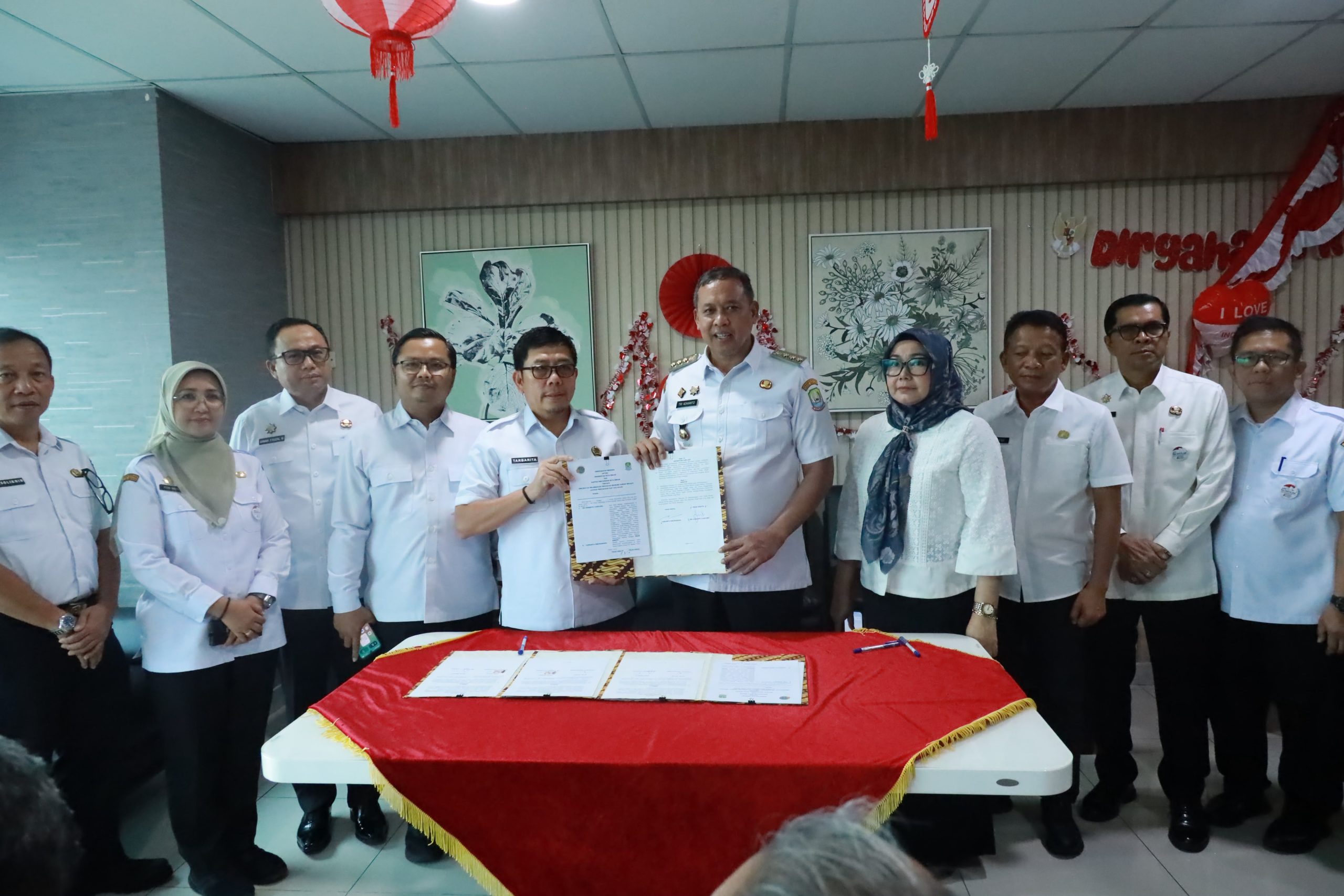 Bekasi - Pemkot Bekasi dan Kantah Kota Bekasi menjalin kerja sama integrasi data pertanahan dan perpajakan untuk mengoptimalkan PAD hingga potensi Rp83 triliun. Foto: Ist/Gobekasi.id.