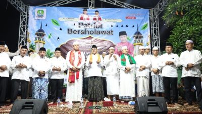 Bekasi - Wali Kota Bekasi Tri Adhianto memilih kawasan Pasar Baru sebagai lokasi kegiatan Patriot Bersholawat pada Kamis (17/9/2026) malam. Foto: Ist/Gobekasi.id.