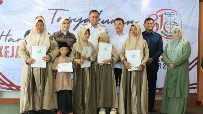 Bekasi - Pemkot Bekasi menghadiri tasyakuran HUT ke-81 Kejari Kota Bekasi. Wali Kota Tri Adhianto mendorong penguatan sinergi hukum dan tata kelola pemerintahan. Foto: Ist/Gobekasi.id.